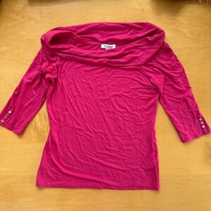 White House Black Market Fuchsia Blouse